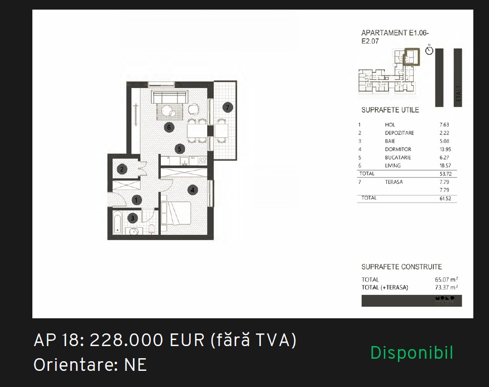 Apartament cu 2 camere, Barbu Văcărescu — fotografia 5